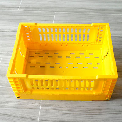 ตะกร้าเก็บของพับได้พลาสติก 5L PP ตกแต่งเดสก์ท็อป